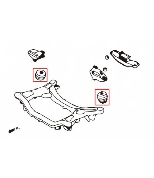 Hardrace 7391 Supporto motore Harden Hyundai Genesis coupé - 