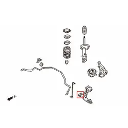 Boccola braccio inferiore anteriore Hardrace 7414 - Piccola Ford Mondeo, Volvo S60, V60 - 