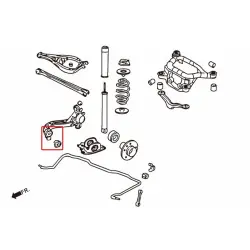 Boccola braccio oscillante posteriore Hardrace 7429 Bmw Serie 3, Z4 - 