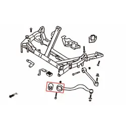 Boccola braccio oscillante anteriore Hardrace 7432 Bmw Serie 5 - 