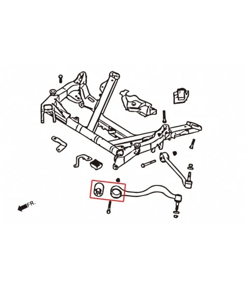 Hardrace 7432 Front Control Arm Bushing Bmw 5 Series - 