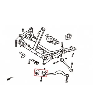 Hardrace 7432 Front Control Arm Bushing Bmw 5 Series - 