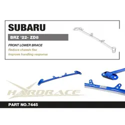 Hardrace 7445 Front Lower Brace Subaru BRZ, Toyota 86, Scion FR-S - 