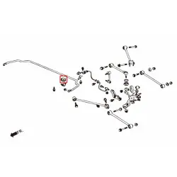 Boccola stabilizzatrice posteriore Hardrace 7452 Honda Accord - 