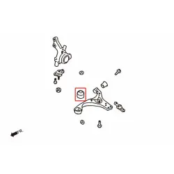 Hardrace 7457 Front Lower Arm Bushing Hyundai Elantra - 