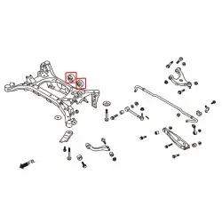 Boccola differenziale posteriore Hardrace 7494 Scion FR-S, Subaru BRZ, Toyota 86 - 