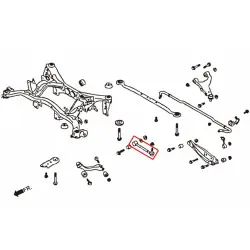 Hardrace 7495 Rear Toe Control Arm Scion, Subaru, Toyota - 