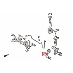 Boccola braccio inferiore anteriore Hardrace 7502-B Ford Focus, KUGA, Mazda 3, Volvo V40 - 