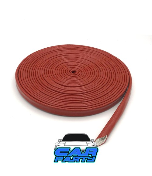 Guaina ignifuga silicone termica isolante anti calore cablaggi tubi freno