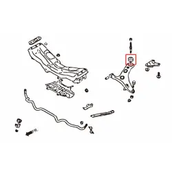 Boccola braccio inferiore anteriore Hardrace 7510 - Big Scion, Subaru, Toyota - 