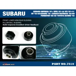 Boccola braccio inferiore anteriore Hardrace 7510 - Big Scion, Subaru, Toyota - 