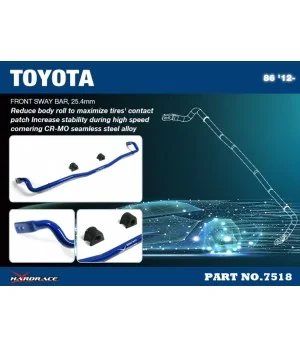 Hardrace 7518 Front Sway Bar Scion FR-S, Subaru BRZ, Toyota 86 - 