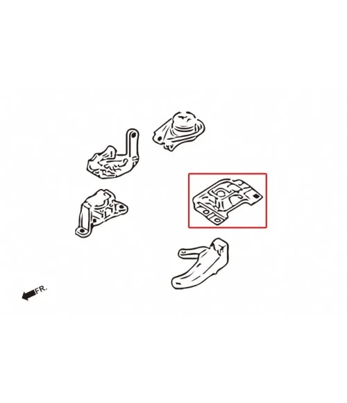 Hardrace 7524 Left Engine Mount Mazda 3, 5 - 