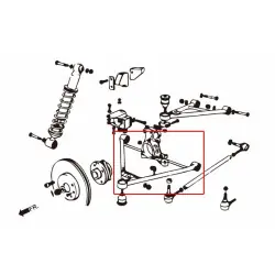 Hardrace 7554 Braccio inferiore posteriore Lotus Elise, Exige - 