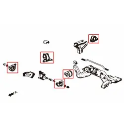 Hardrace 7567 Supporto motore indurito Honda Civic, Crx, Integra - 