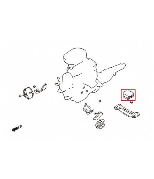 Hardrace 7576 Harden Engine Mount Nissan Skyline - 