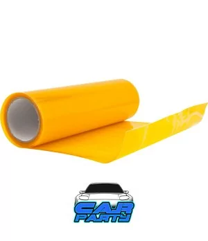 Rotolo Pellicola Fari Auto 9 METRI x 30 CM Adesiva Protettiva GIALLO - 