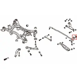 Boccola stabilizzatrice posteriore Hardrace 7581 Scion, Subaru, Toyota - 