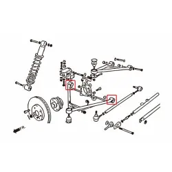 Boccola braccio inferiore posteriore Hardrace 7589 Lotus Elise, Exige - 