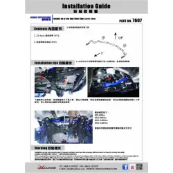 Barra stabilizzatrice anteriore Hardrace 7607 Honda CR-V - 