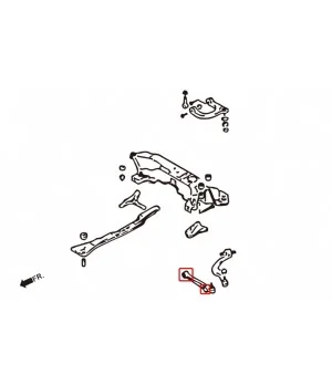 Hardrace 7637 Front Lower Arm Bushing Mitsubishi Eclipse, Galant - 