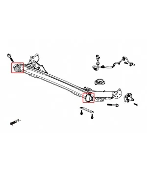 Hardrace 7643 Rear Trailing Arm Bushing Honda Fit - 