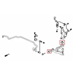 Hardrace 7668 Front Lower Arm Bushing Honda. Odyssey jdm - 