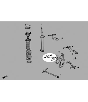 Hardrace 7675 Rear Upper Arm Lexus LS - 