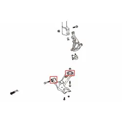 Boccola braccio inferiore anteriore Hardrace 7687 Toyota Alphard - 