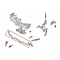 Hardrace 7688 Front Sway Bar Subaru Forester - 