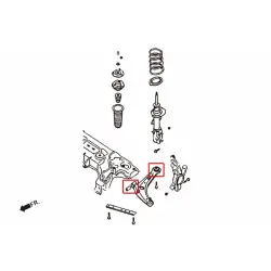 Boccola braccio inferiore anteriore Hardrace 7709 Ford Fiesta, Mazda 2 - 