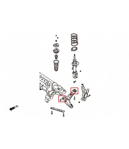 Boccola braccio inferiore anteriore Hardrace 7709 Ford Fiesta, Mazda 2 - 