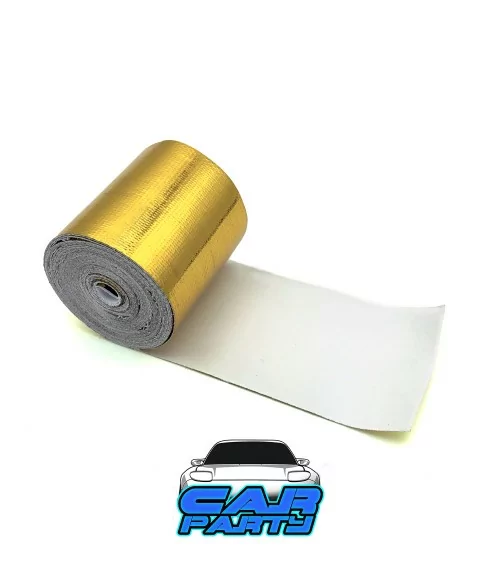 Heat shield insulation tape adhesive 5m x 50mm GOLD - 