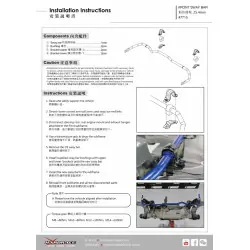 Barra stabilizzatrice anteriore Hardrace 7715 Audi, Seat, Skoda, Volkswagen - 