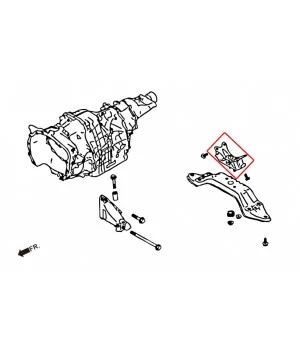 Hardrace 7737 Rear Tranmission Mount Subaru - 