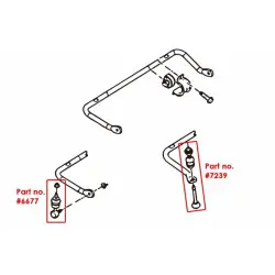 Hardrace 7740 Rear Sway Bar Ford, Mazda, Volvo - 