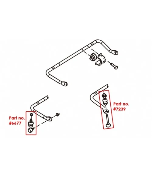 Hardrace 7740K Rear Sway Bar Ford, Mazda, Volvo - 