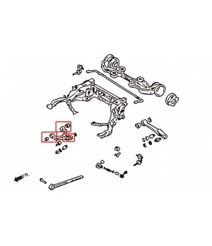 Hardrace 7763 Rear Upper Arm Bushing Mazda RX-7 - 