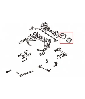 Hardrace 7764 Rear Diff Mount Bushing Mazda RX-7 - 