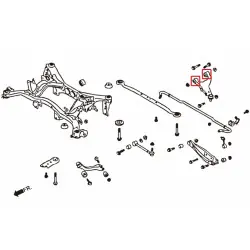 Boccola braccio superiore posteriore Hardrace 7782 Scion, Subaru, Toyota - 