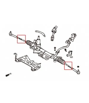 Hardrace 7797 Hard Tie Rod Subaru Forester, Impreza, XV - 