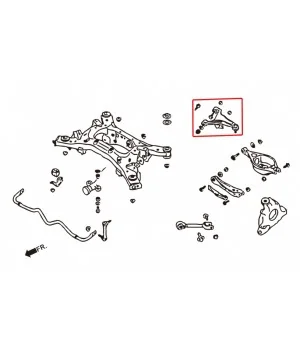 Hardrace 7800 Rear Upper Camber Kit Infiniti Fx series - 