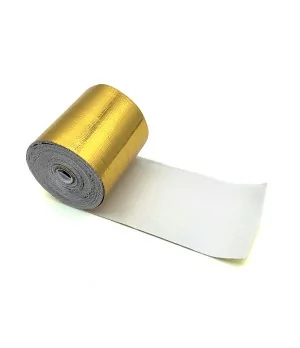 Heat shield insulation tape adhesive 5m x 50mm GOLD - 