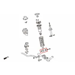 Hardrace 7804 Front Shock Bushing Toyota Crown, Crown majesta, Mark ii - 