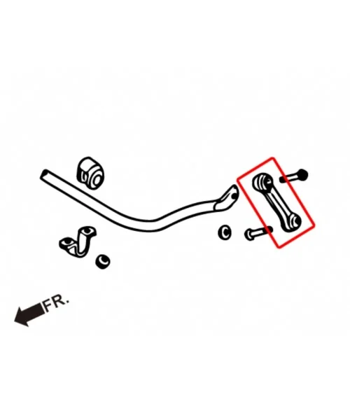Hardrace 7816 Rinforzato Anteriore Stab. Link Audi - 