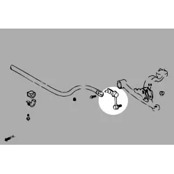 Hardrace 7822 Rinforzato Stabilizzatore Anteriore Link Lexus GS, SC, Toyota Crown - 