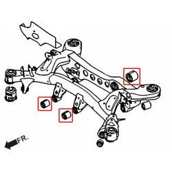 Hardrace 7826 Rear Diff Bush Bmw 3 Series - 