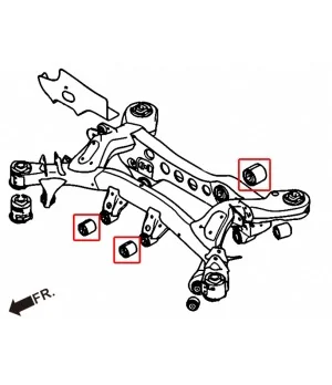Hardrace 7826 Rear Diff Bush Bmw 3 Series - 