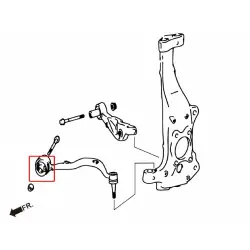 Hardrace 7831 Front Lower Curve Arm Bushing Lexus LS - 