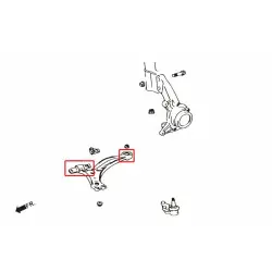 Boccola braccio inferiore anteriore Hardrace 7844 Lexus ES, Toyota Camry - 